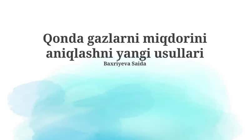 Issiqxona gazlarini aniqlashning yangi usullari