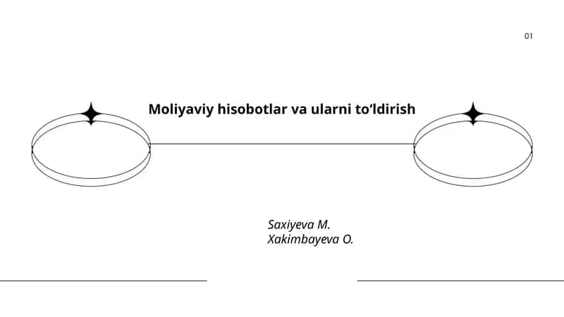 Moliyaviy hisobotlar va ularni toʻldirish