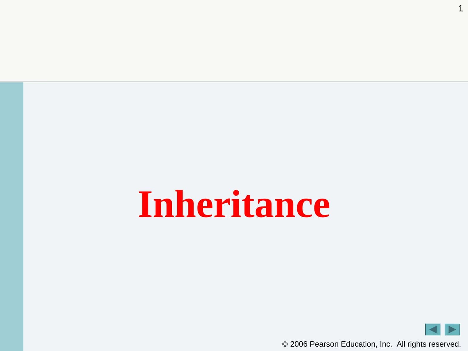 Inheritance