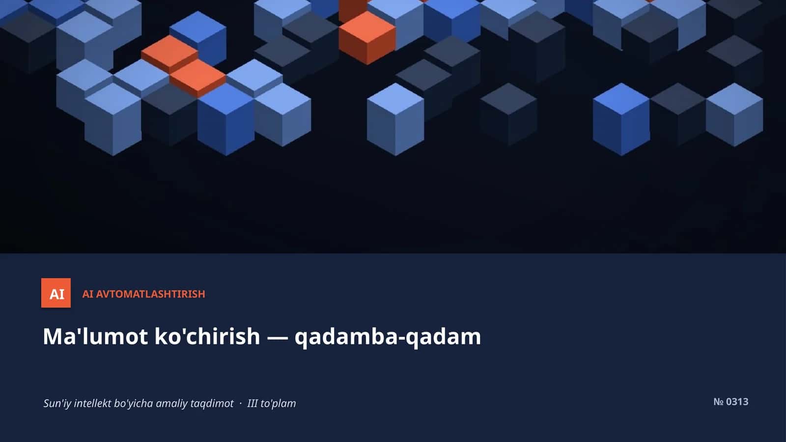 AI AVTOMATLASHTIRISH
