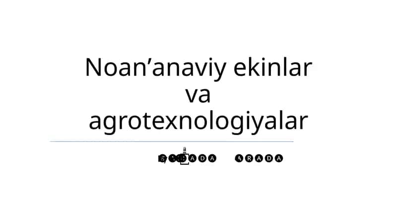 Qurgʻoqchilikka chidamli ekinlar
