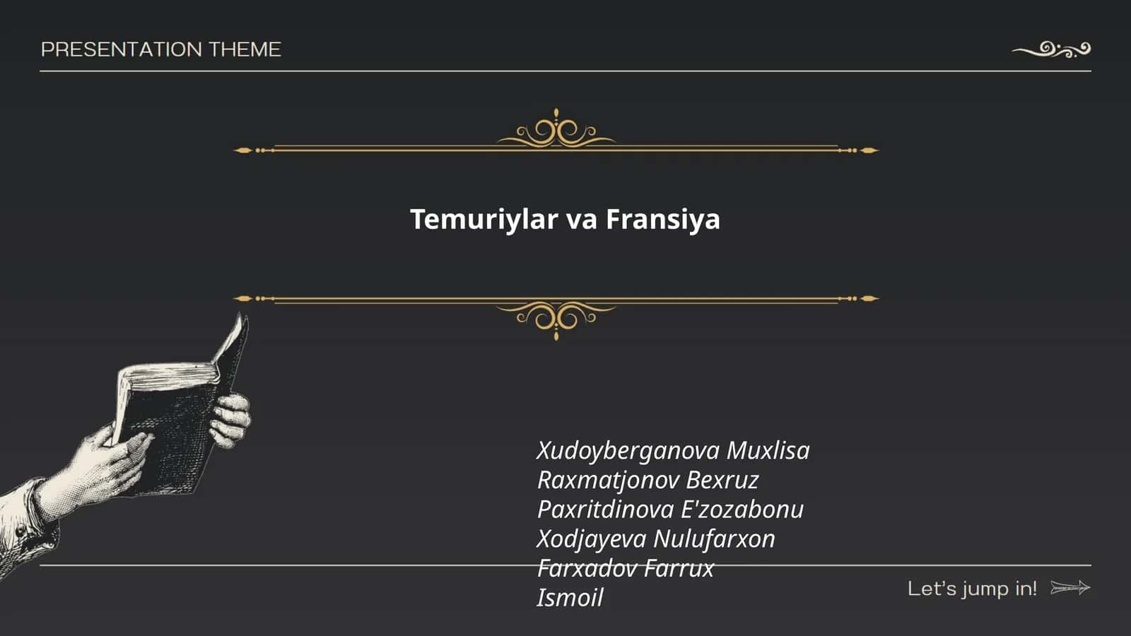 Temuriylar va Fransiya