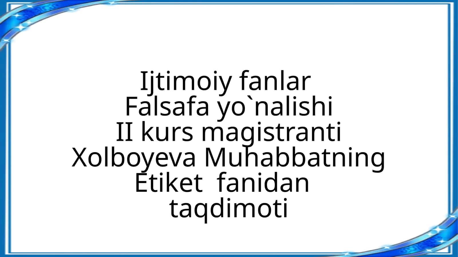 Diplomatik etiket qoidalari