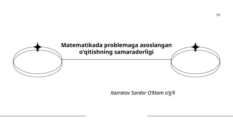 Matematikada problemaga asoslangan oʻqitishning samaradorligi