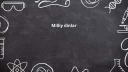 Milliy dinlar