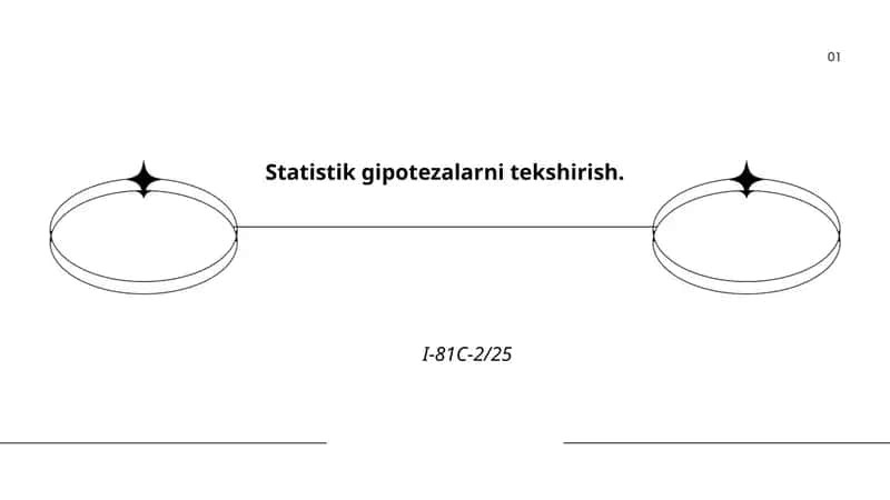 Statistik gipotezalarni tekshirish
