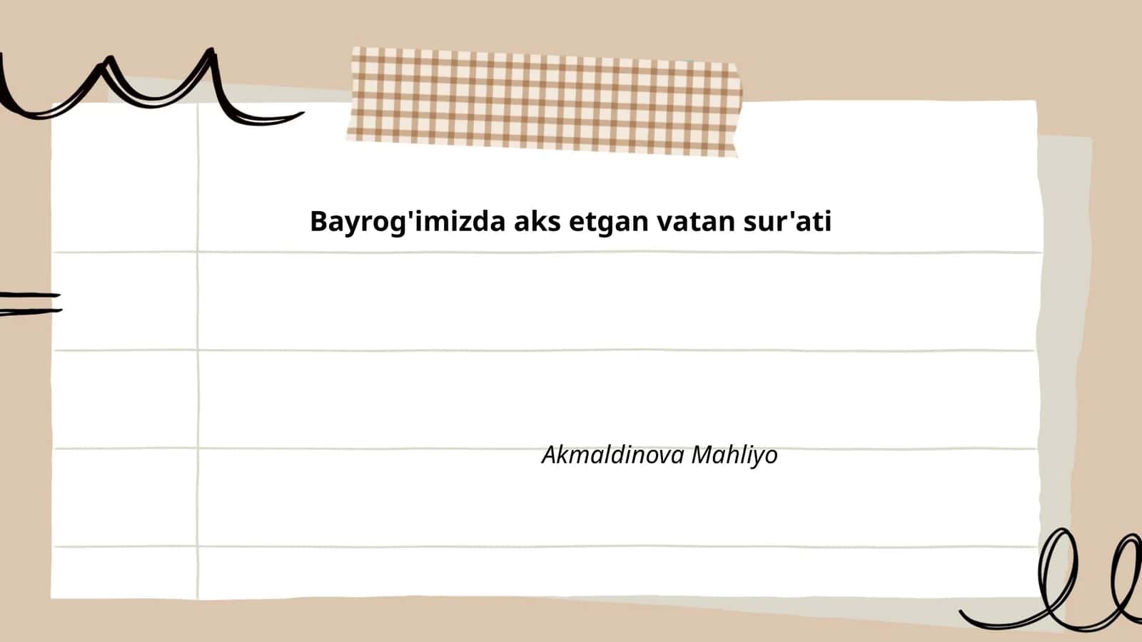Bayrog'imizda aks etgan vatan sur'ati