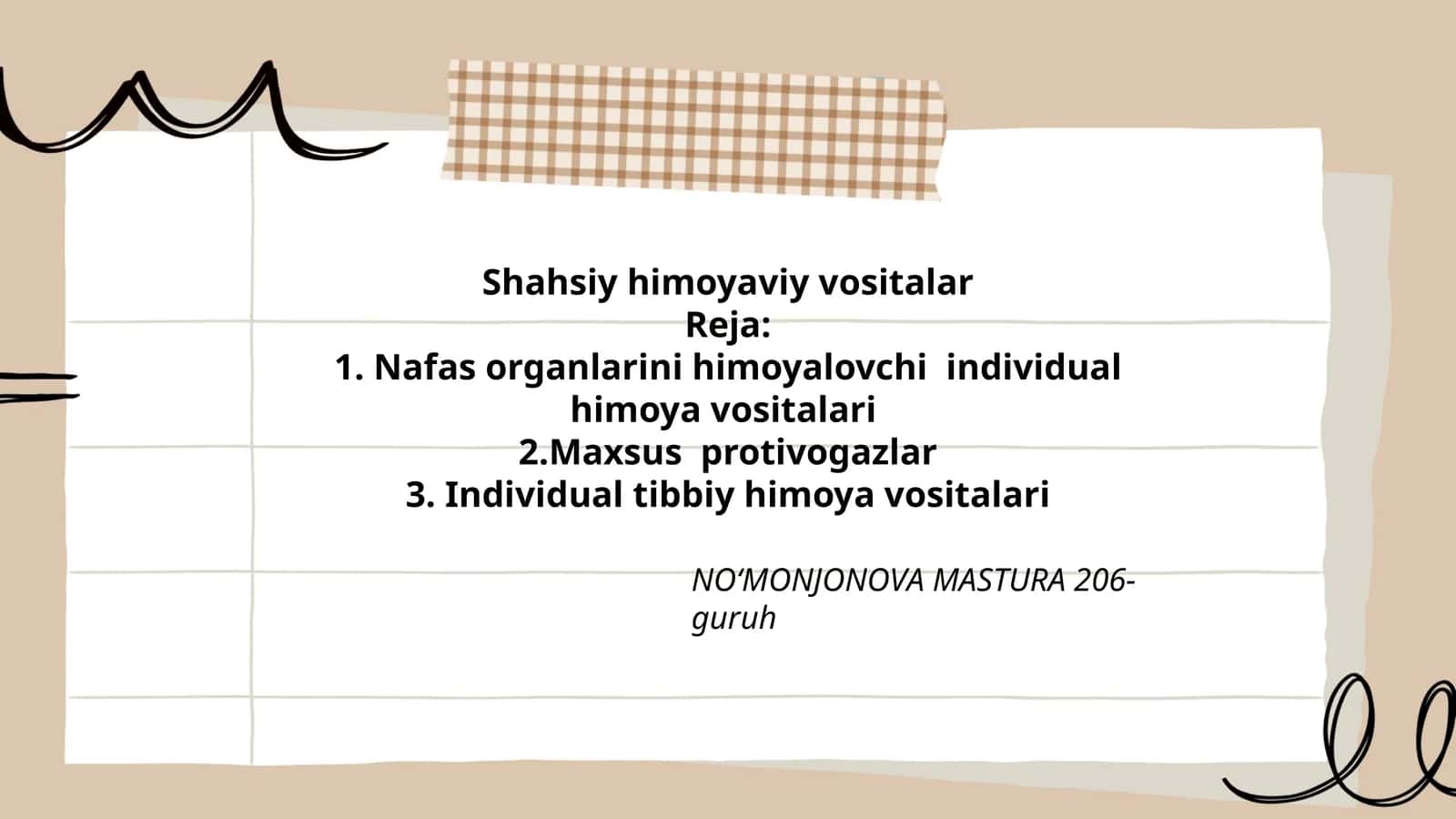 Shahsiy himoyaviy vositalar