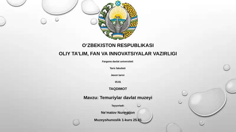 Temuriylar davlat muzeyi
