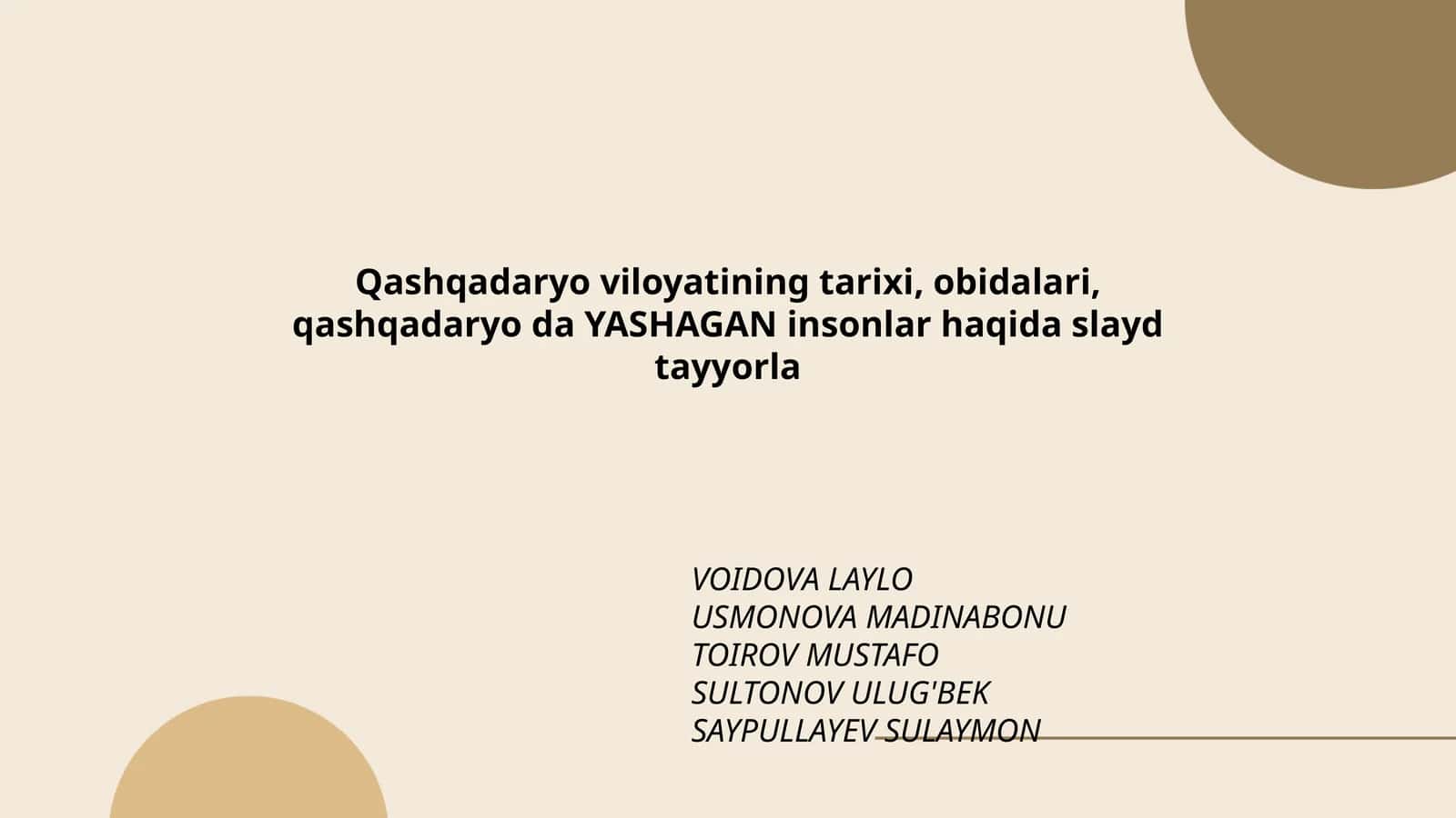 Qashqadaryo viloyatining tarixi