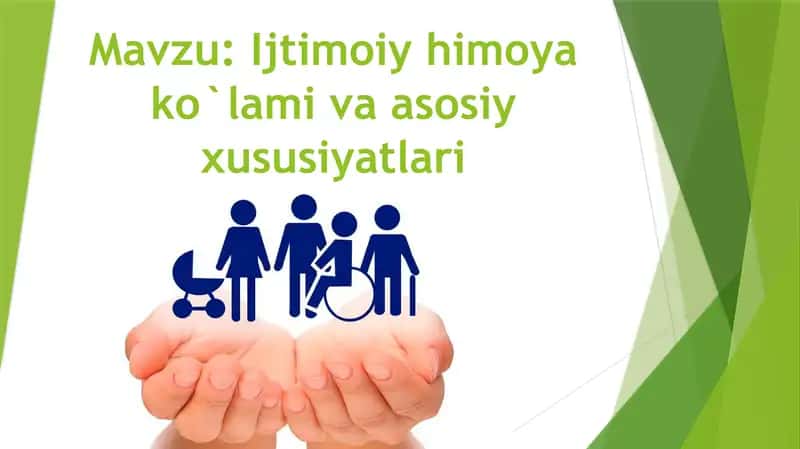 Ijtimoiy himoya ko`lami va asosiy xususiyatlari