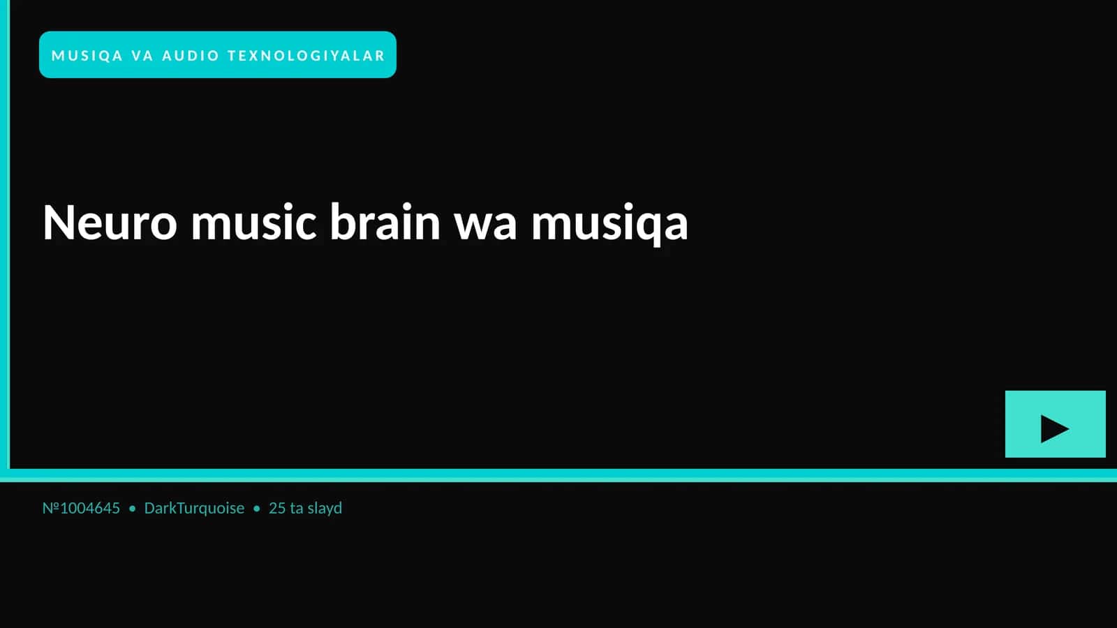 Neuro music brain wa musiqa
