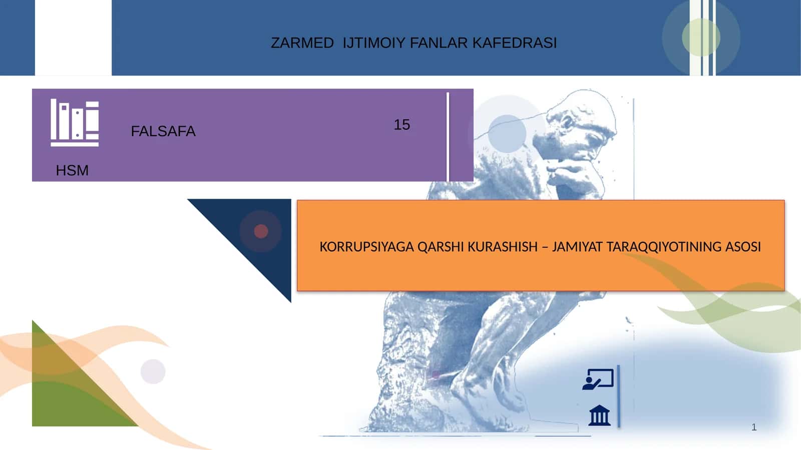 ZARMED IJTIMOIY FANLAR KAFEDRASI