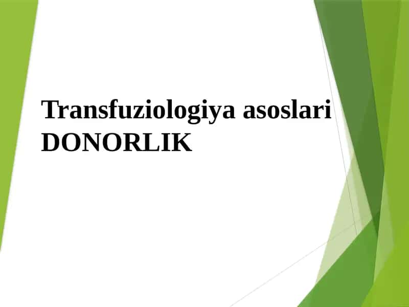 Donorlik