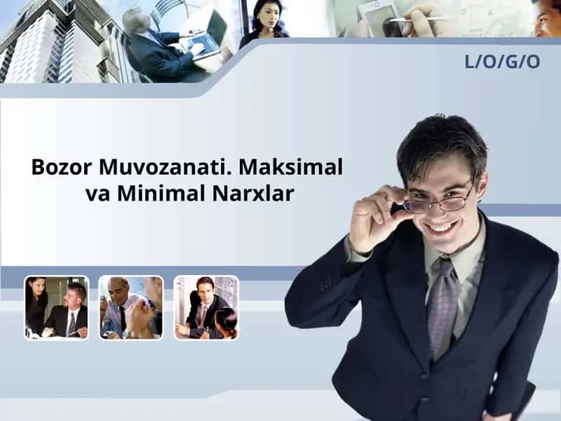Bozor Muvozanati. Maksimal va Minimal Narxlar
