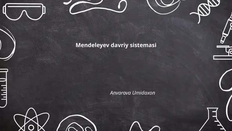 Mendeleyev davriy sistemasi