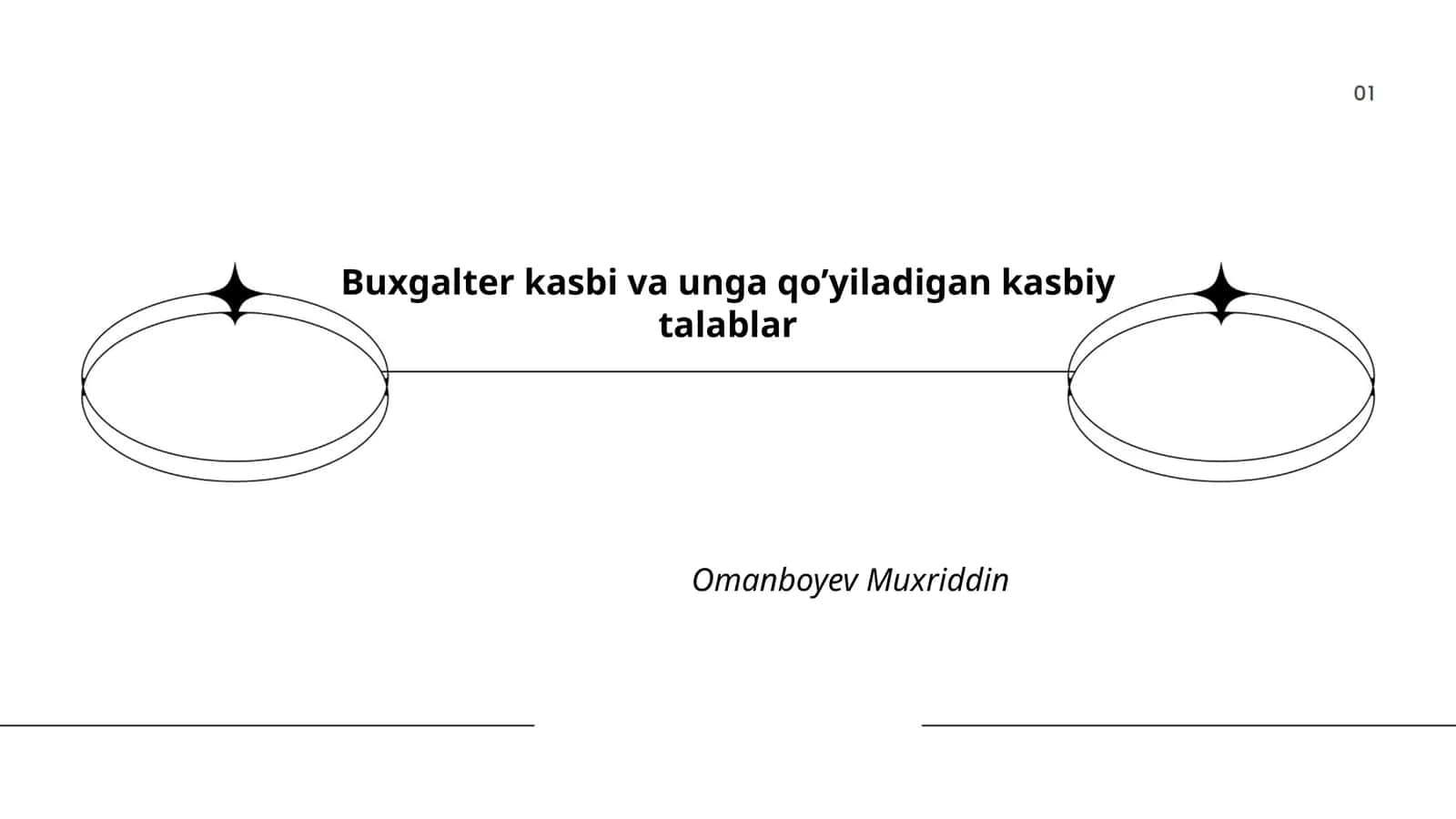 Buxgalter kasbi va unga qo’yiladigan kasbiy talablar