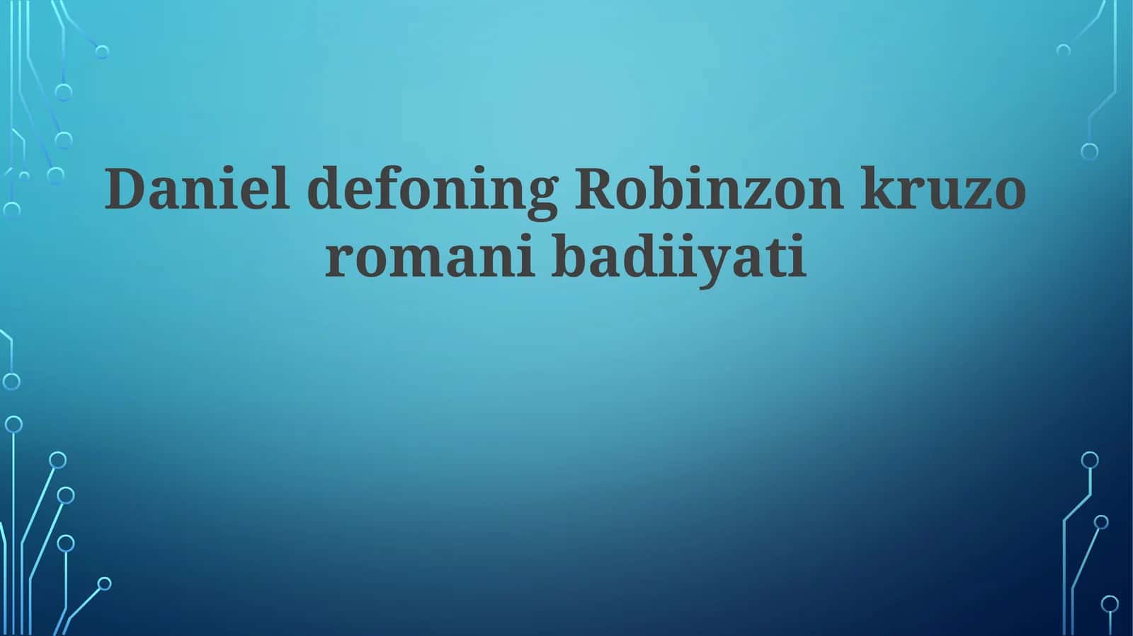 DanieldefoningRobinzonkruzoromanibadiiyati
