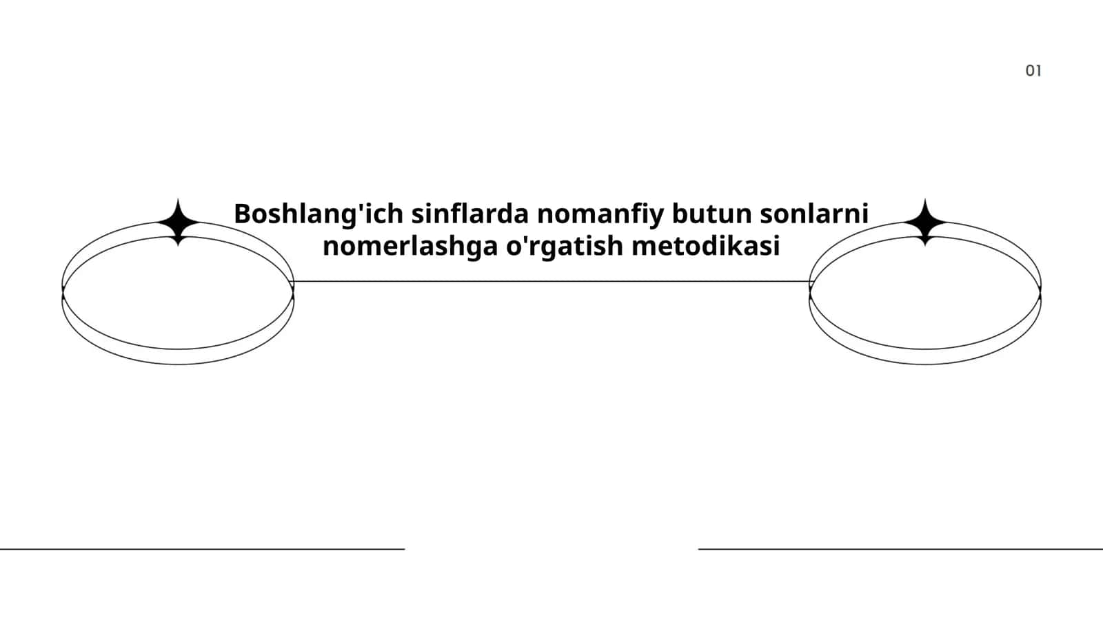 Boshlang'ich sinflarda nomanfiy butun sonlarni nomerlashga o'rgatish metodikasi