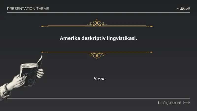 Amerika deskriptiv lingvistikasi