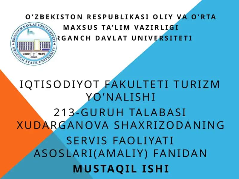 RESTORANLARDA MEHMONLAR ISHONCHI. BARLARDAGI SERVIS