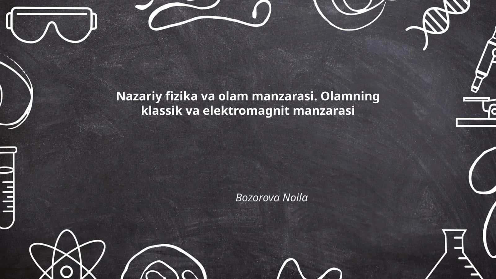 Klassik mexanika asoslari