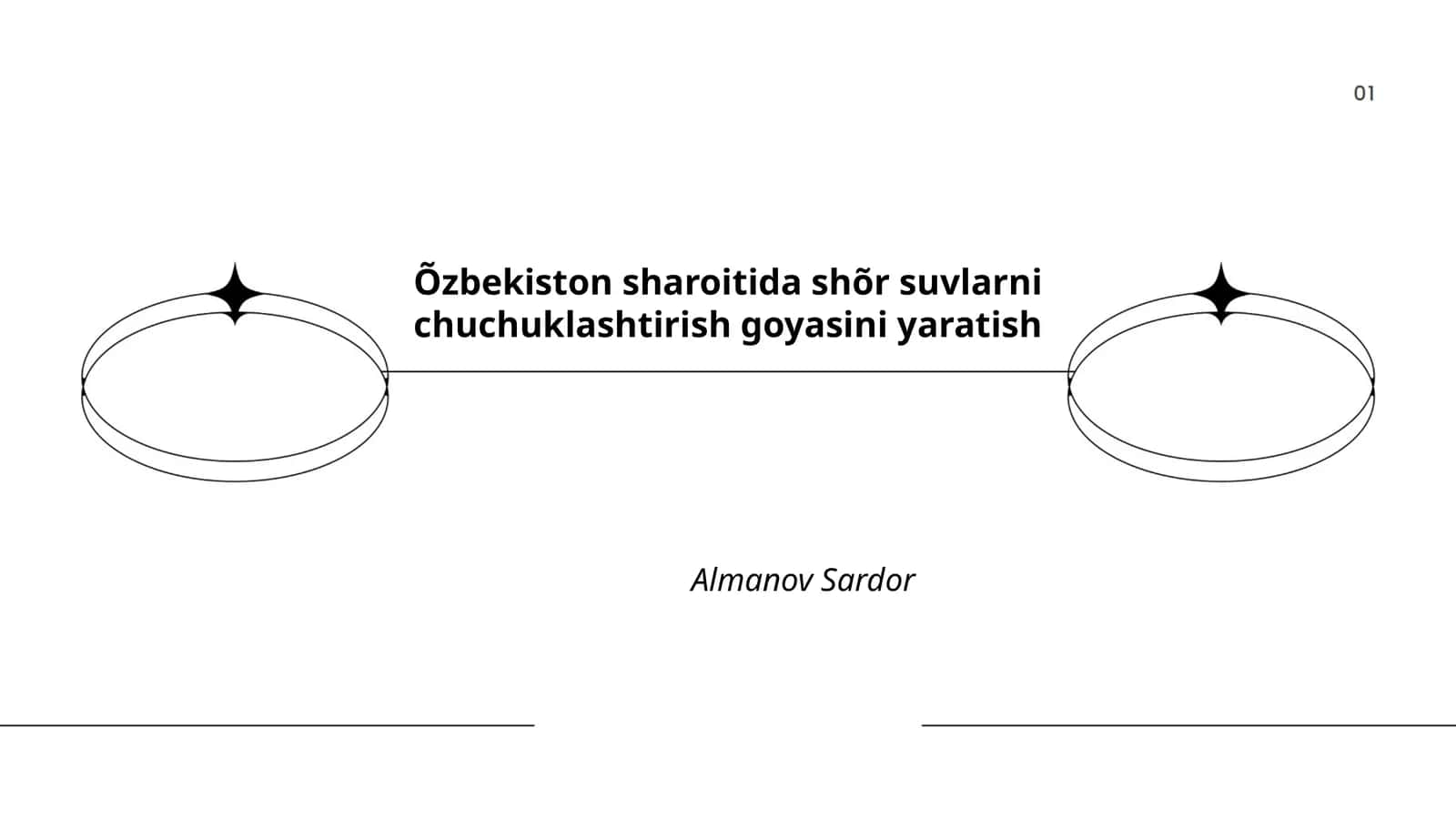 Shor suvlarni chuchuklashtirish texnologiyasi
