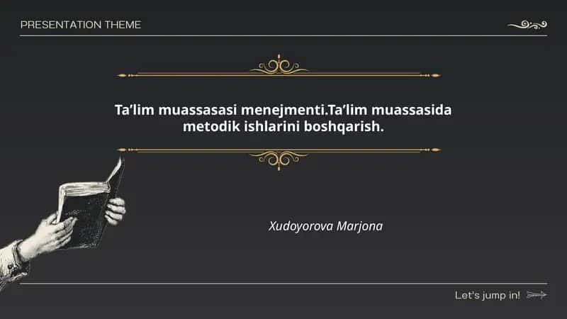 Ta’lim muassasasi menejmenti