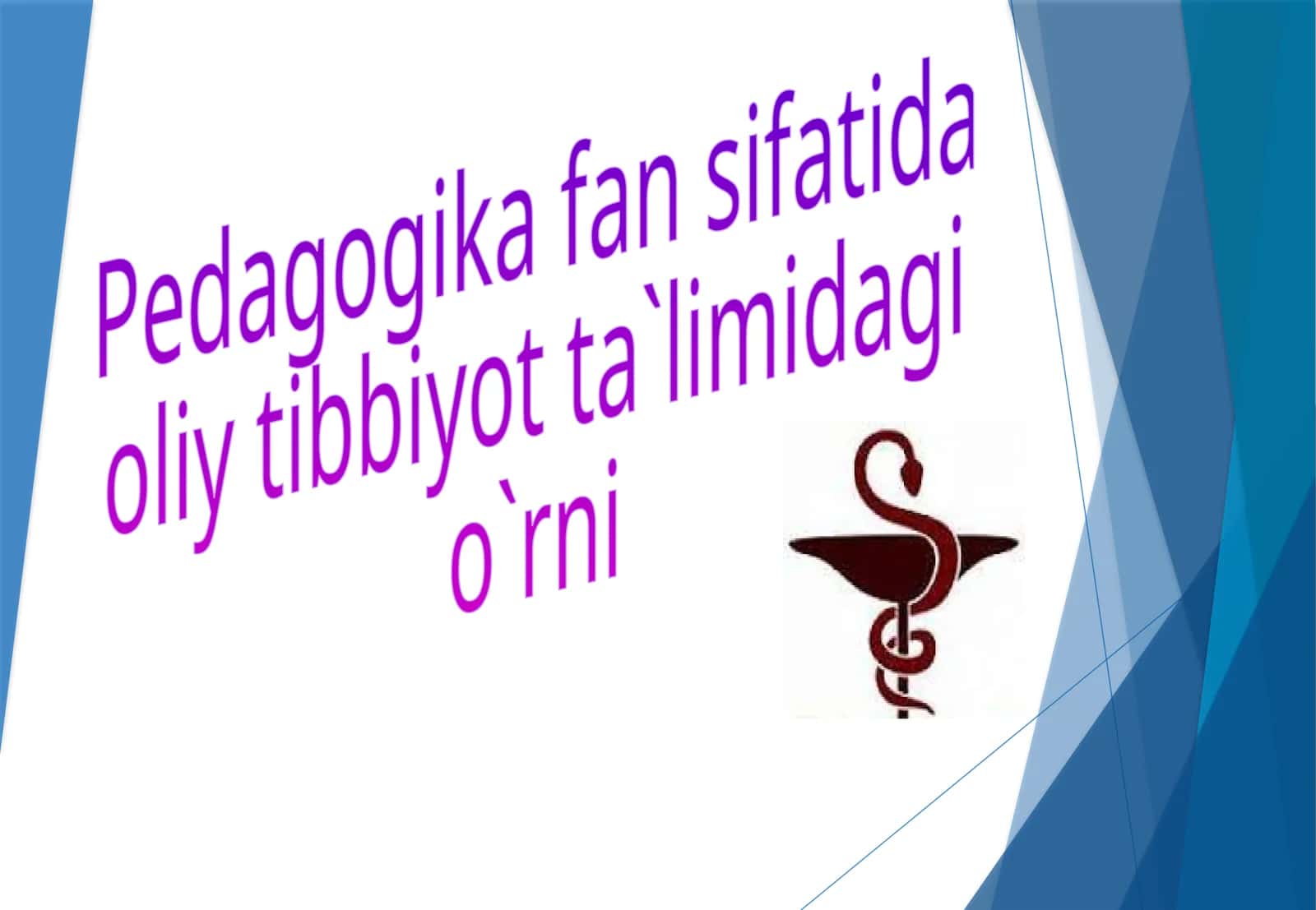 Oliy-tibbiyot ta'limi