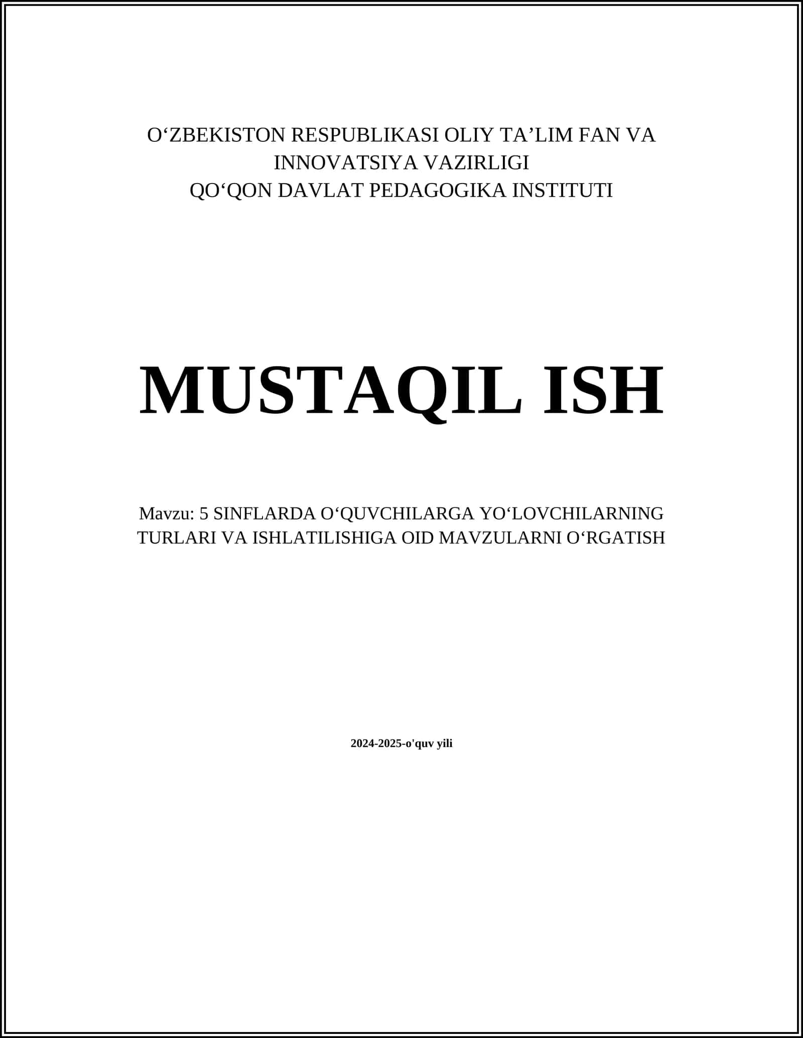 Yo'lovchi turlari