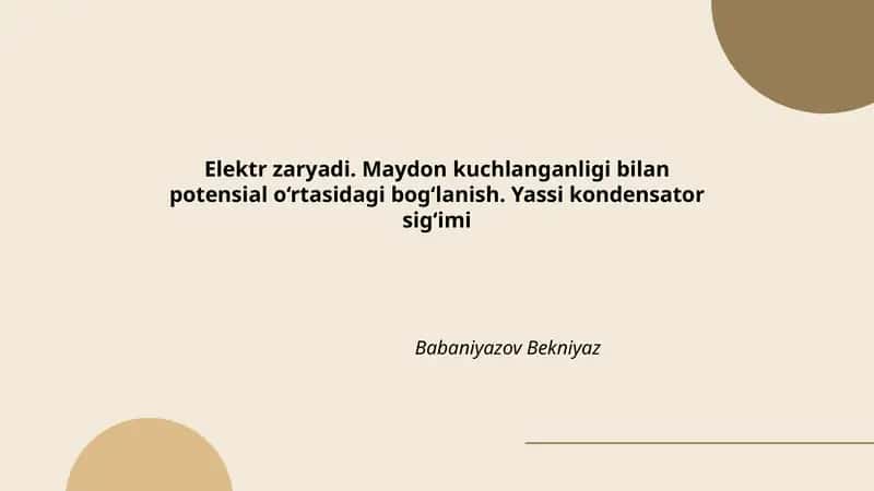 Elektr zaryadi