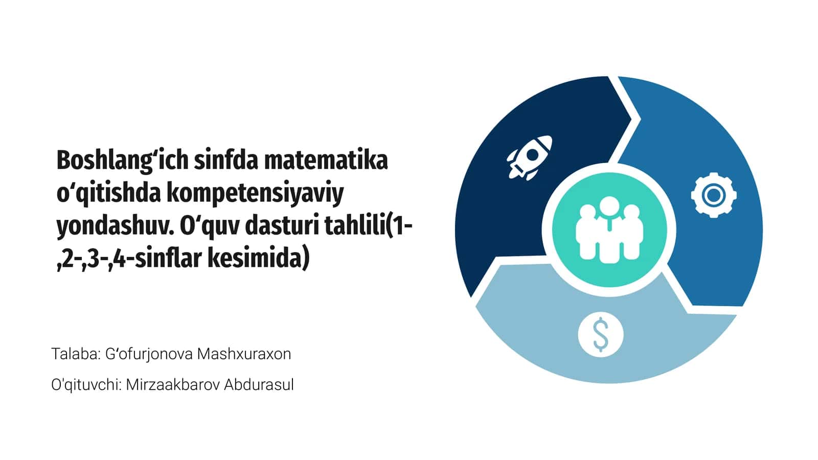 Boshlangʻich sinfda matematika oʻqitish