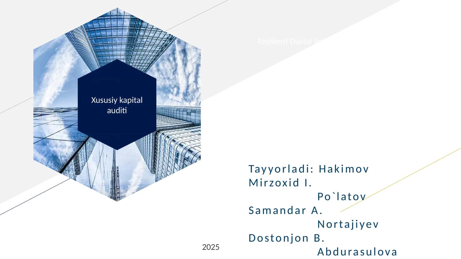 Xususiy kapital auditi