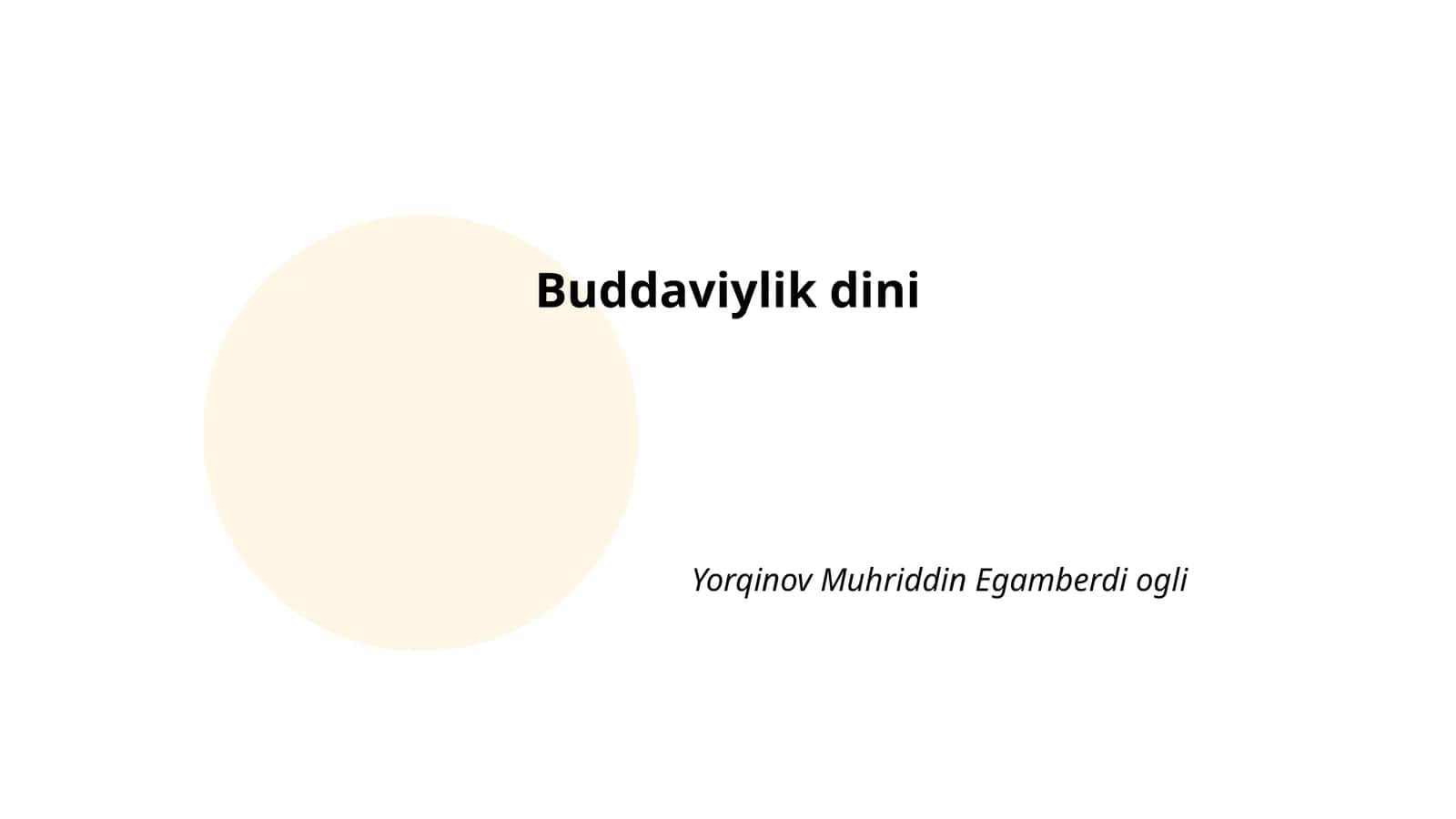 Buddaviylik dini