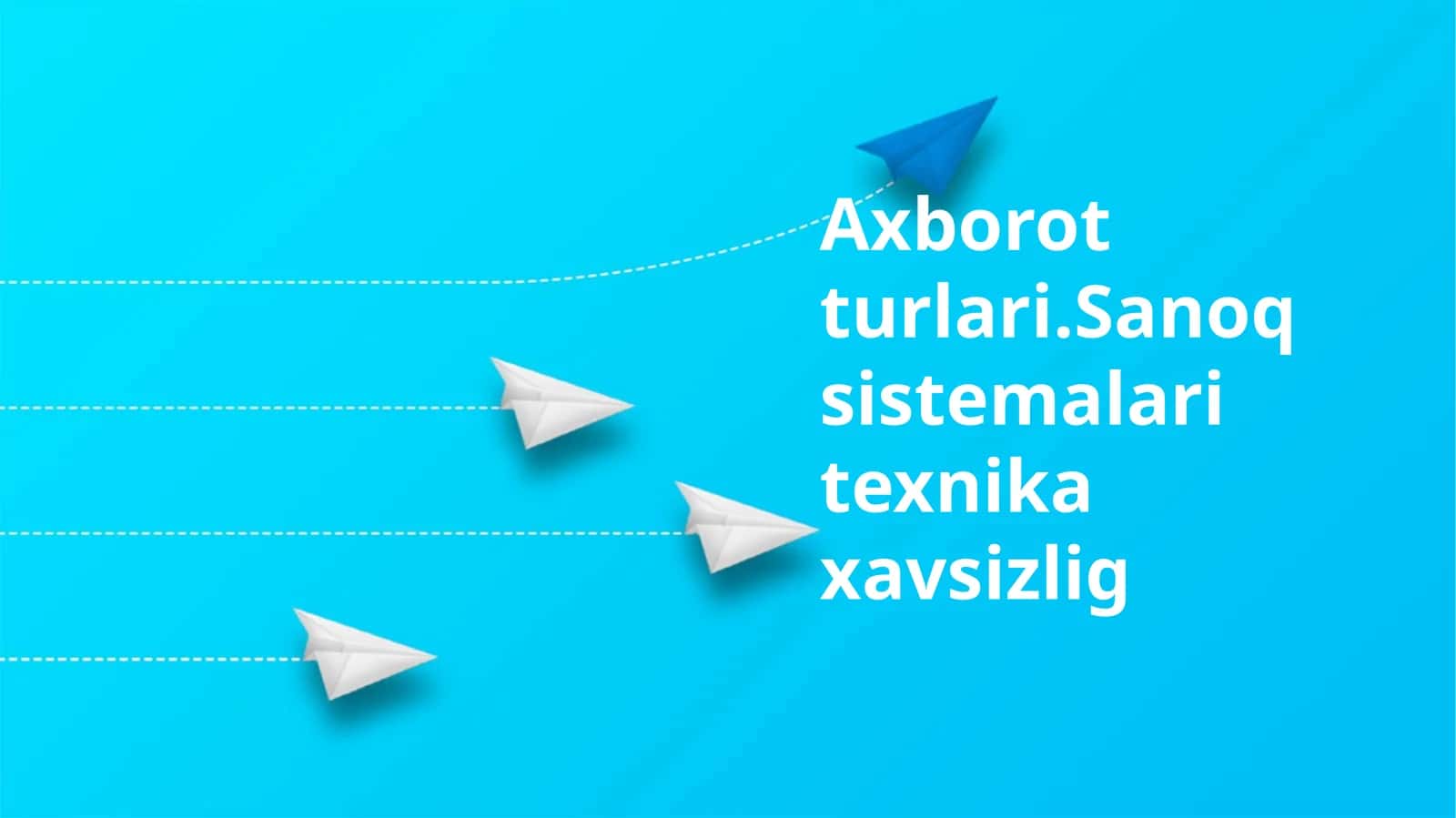 Axborot turlari