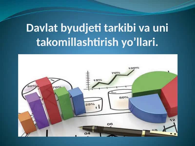 Davlat byudjeti tarkibi va uni takomillashtirish yo’llari