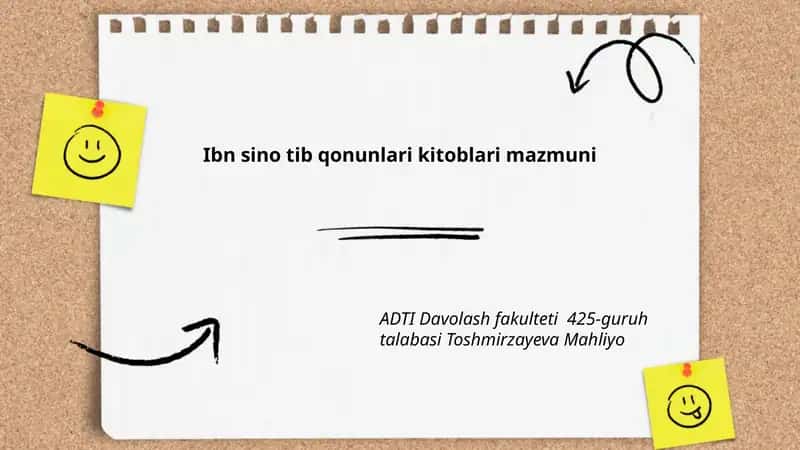 Ibn sino tib qonunlari kitoblari mazmuni