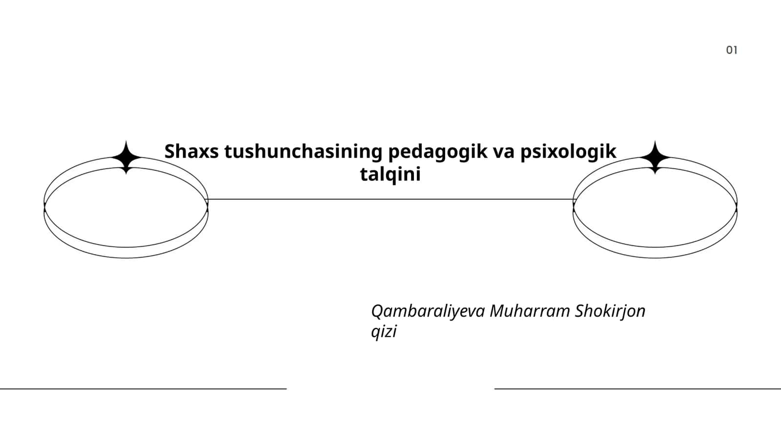 Shaxs tushunchasining pedagogik va psixologik talqini