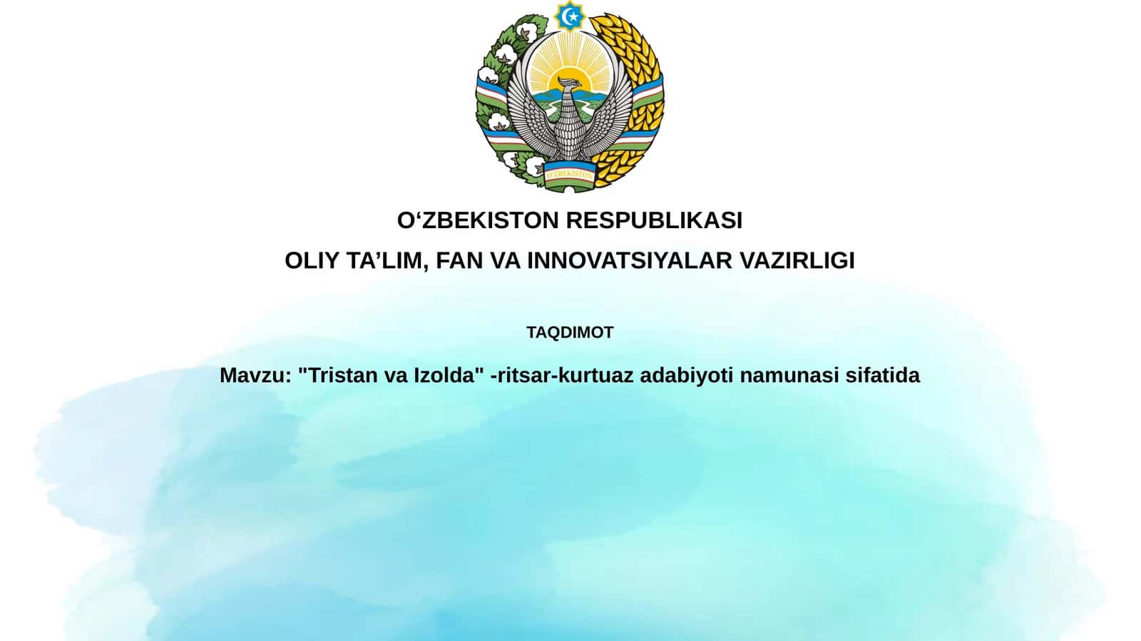 Tristan va Izolda -ritsar-kurtuazadabiyo