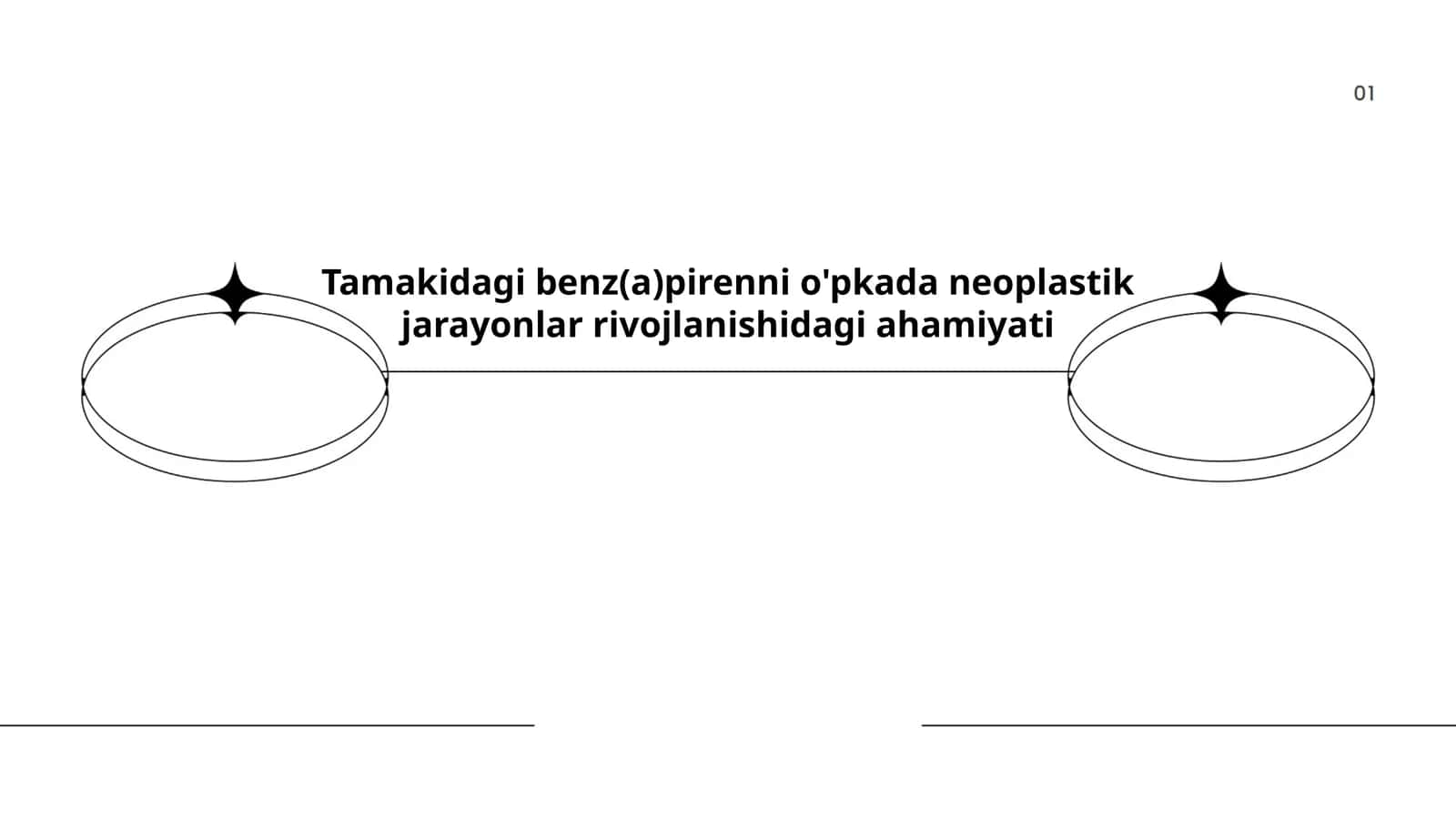Tamakidagi benz(a)pirenni o'pkada neoplastik jarayonlar rivojlanishidagi ahamiyati
