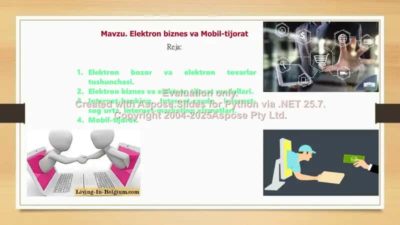 Elektron biznes va Mobil-tijorat