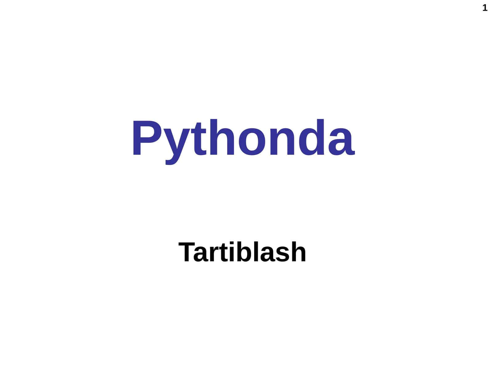 Pythonda Tartiblash