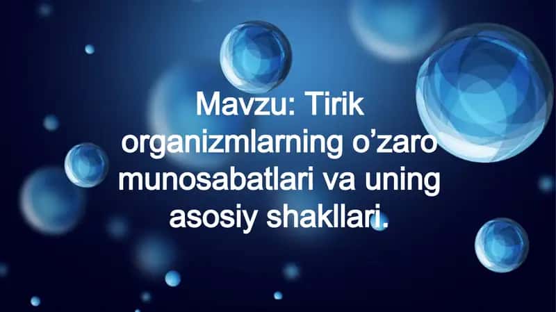 Parazitizm va parazitlar