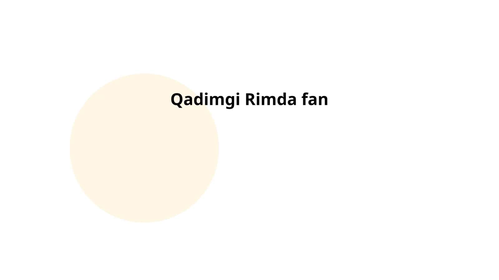 Qadimgi Rimda fan