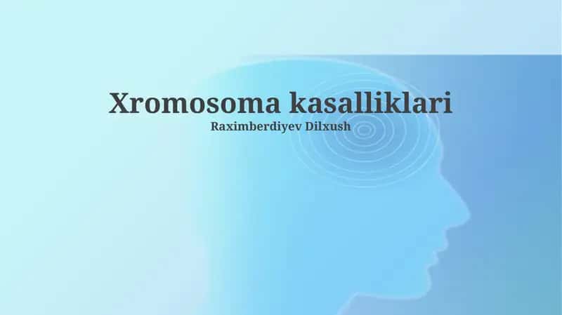 Xromosoma buzilishlari