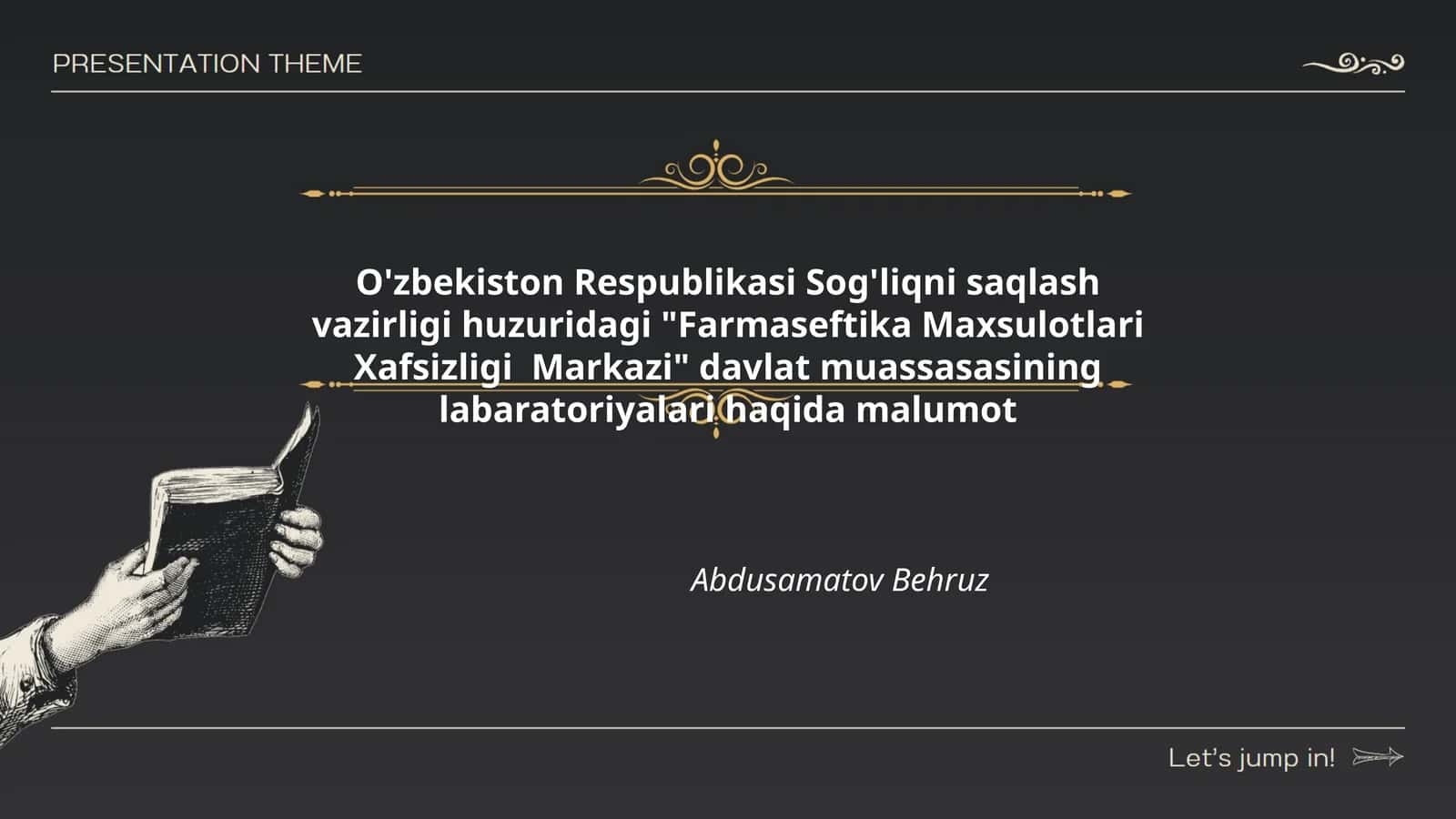 Farmaseftika Maxsulotlari Xafsizligi Markazi Labaratoriyalari