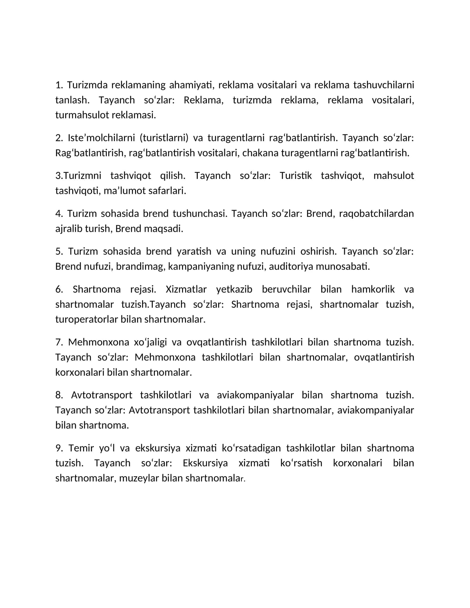Turizmda Reklamaning Ahamiyati