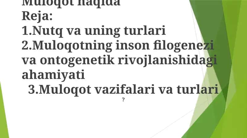 Kattalar Muloqoti Uslublari
