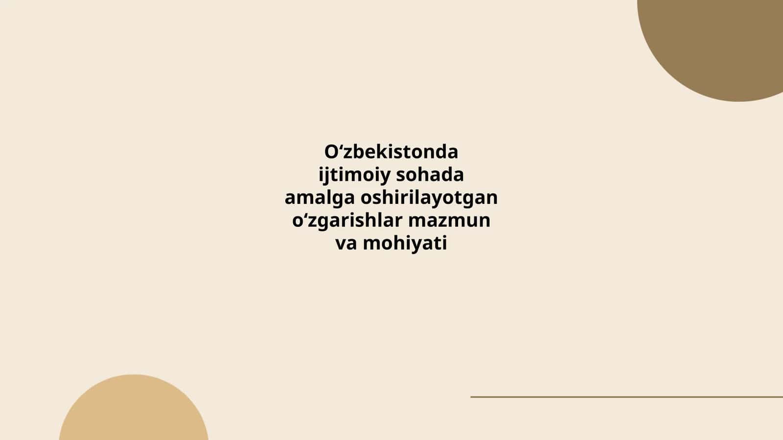 Ta'lim tizimidagi yangiliklar va islohotlar