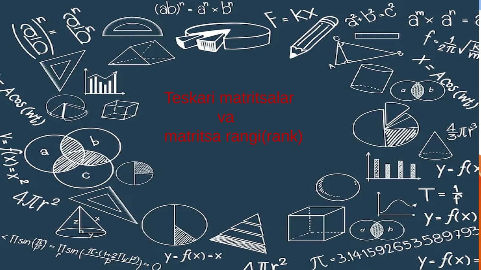 Teskari matritsalar va matritsa rangi